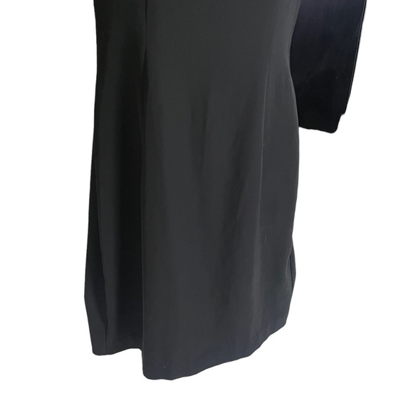 H&M Exposed Zipper Black Dress With Mesh Sheer Detailing Size 8 EUC - Picture 6 of 9